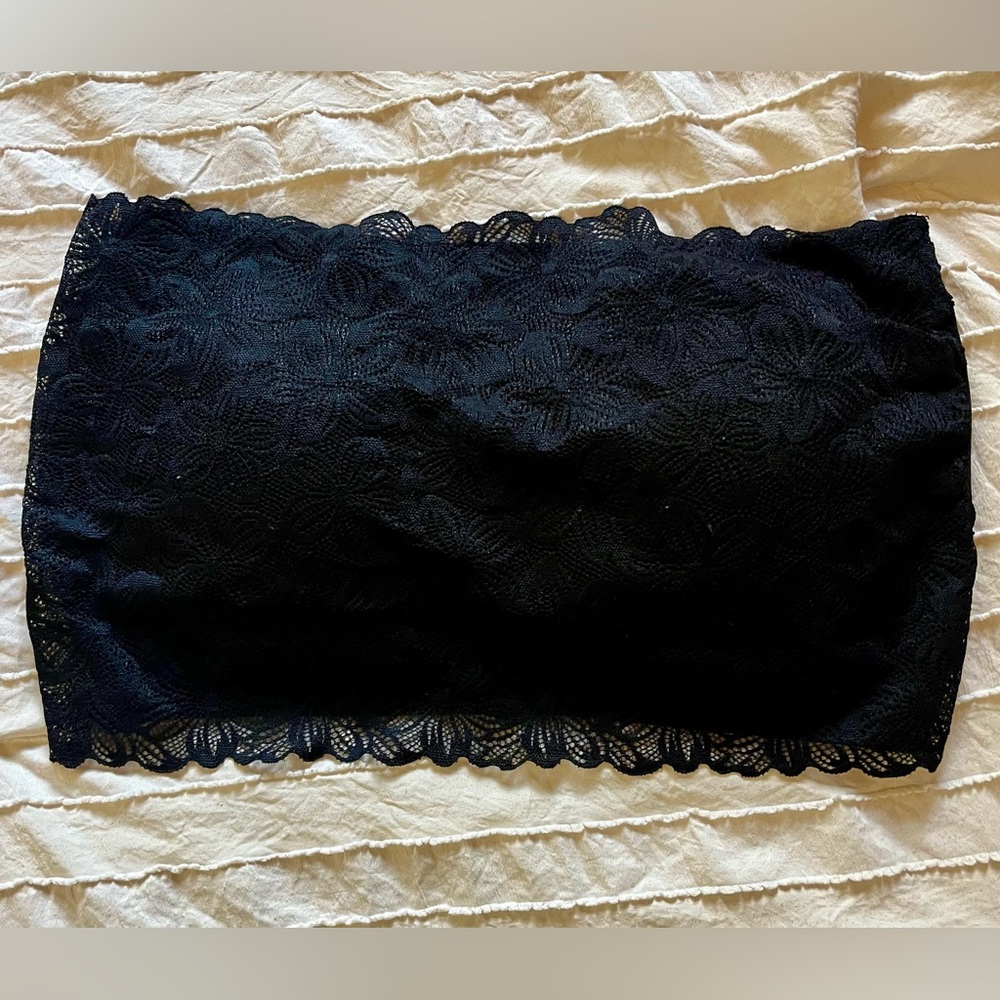 No Boundaries Black Lace Bandeau